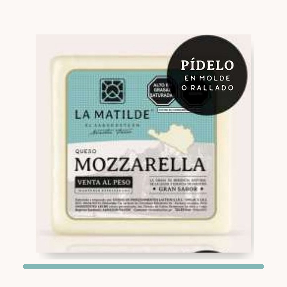 Presentación de queso Mozzarella La Matilde